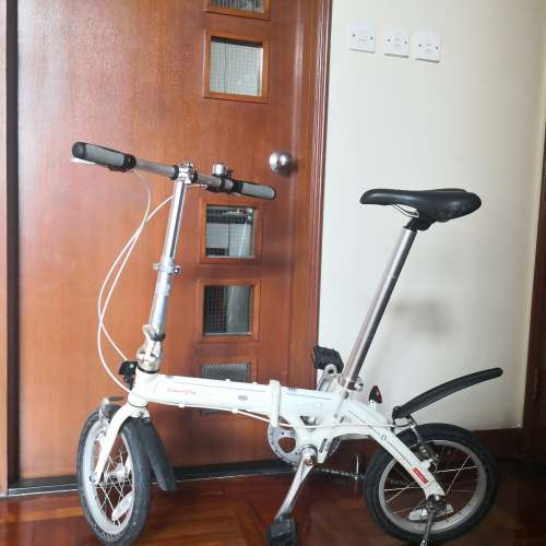 DAHON DOVE 14吋白色鋁架摺車