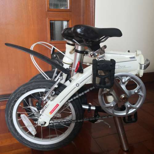 DAHON DOVE 14吋白色鋁架摺車