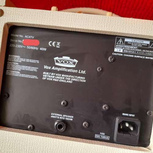 Vox AC4TV all tube guitar amp 全膽機  電結他音箱