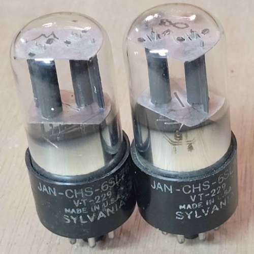 40年代美國SYLVANIA VT-229 6SL7GT 6SL7
