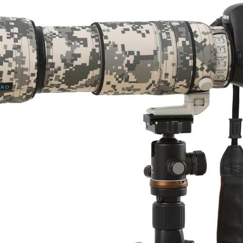 Camouflage Coat For Canon EF 100-400mm F4.5-5.6 L IS II USM 防水炮衣 - Gray Camo