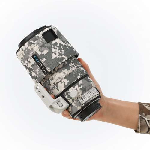 Camouflage Coat For Canon EF 100-400mm F4.5-5.6 L IS II USM 防水炮衣 - Gray Camo