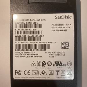 SanDisk X600 256GB 2.5" SATA SSD