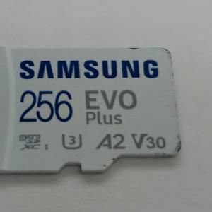 正品Samsung EVO Plus 256GB Micro-SDXC (ver.2024)(A2, V30, UHS-I U3, 160MB/s R...
