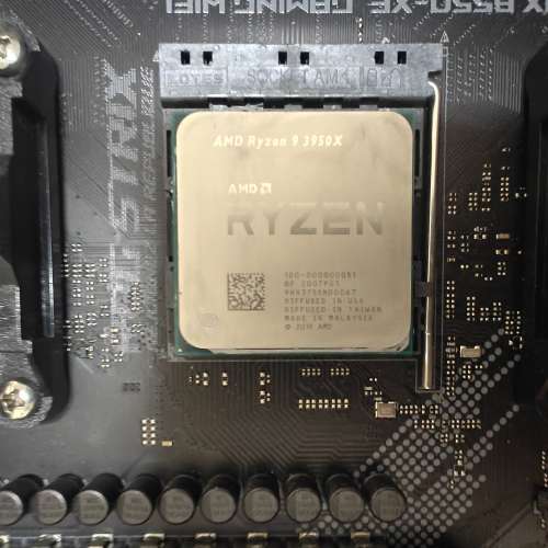 amd r9 3950x,ROG STRIX B550-XE, ram 32GB ddr4