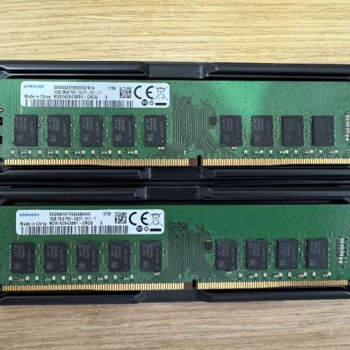 Samsung 16GB DDR4 2400 udimm ECC Memory (unbuffered ecc)