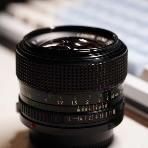 Canon New-FD 50mm F1.2