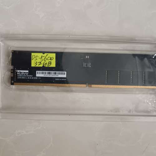 Klevv DDR5 32GB 5600MHz 內存記憶體Ram