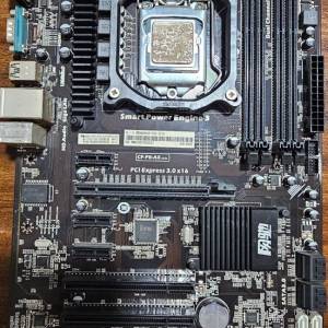 Intel i5-4590 CPU + 七彩虹B85AK-Pro v21B 主機板 + 32GB DDR3[8GB X4]