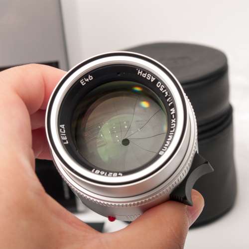 Leica Summilux-M 50mm f/1.4 ASPH. Lens Silver for Leica M Mount (2023 Version) (