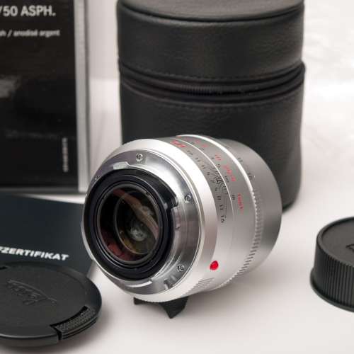 Leica Summilux-M 50mm f/1.4 ASPH. Lens Silver for Leica M Mount (2023 Version) (