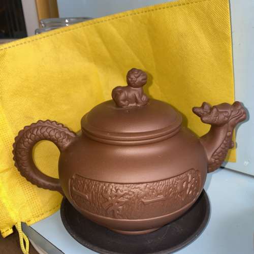紫砂茶壺500ml(龍型款）