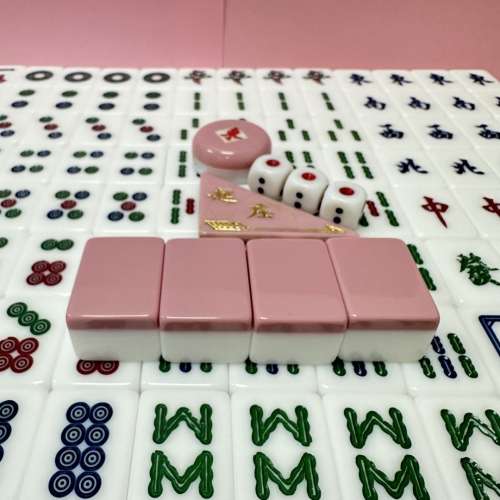 新淨企理：傳統廣東麻雀 36x22x22cm 粉紅色 Melody Pink - 中環交收