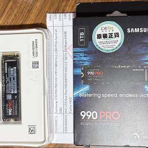 Samsung 990 PRO 1TB PCIe 4.0 NVMe M.2 SSD 有保