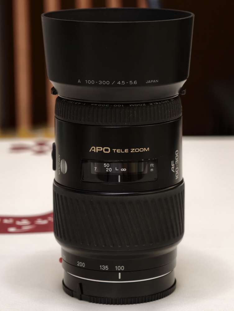 Minolta APO Tele Zoom 100-300mm f/4.5-5.6 鏡頭- 二手或全新自動對焦
