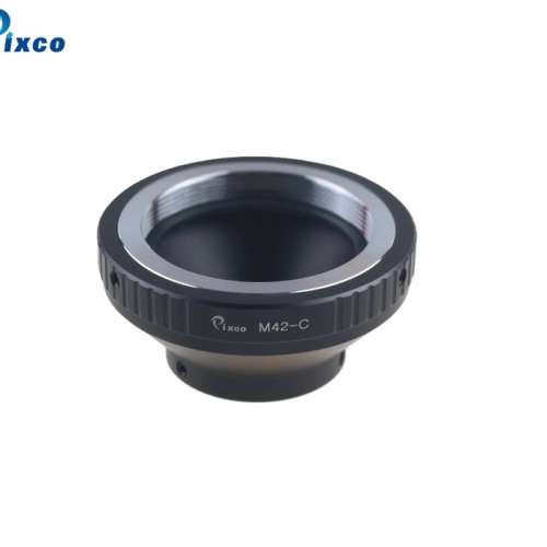 PIXCO Lens Adapter - Compatible with M42 (42x1mm) Screw Mount SLR Lens to C