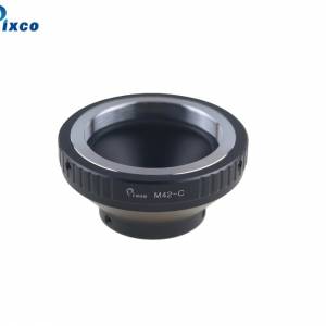 PIXCO Lens Adapter - Compatible with M42 (42x1mm) Screw Mount SLR Lens to C