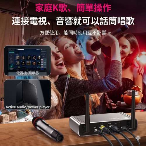 多功能藍牙發射接收器 可插咪唱K
