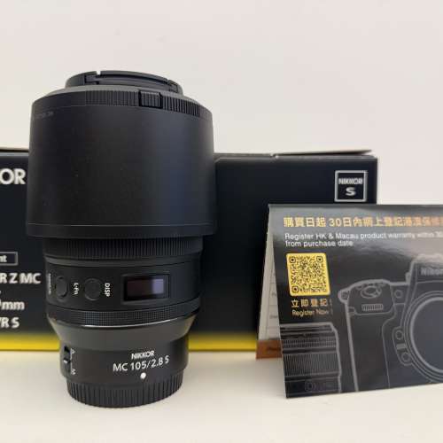 Nikon Nikkor Z MC 105mm f/2.8 VR S (有盒有保用）