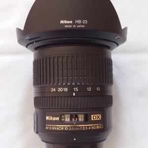 Nikon AF-S DX NIKKOR 10-24mm F3.5-4.5G ED