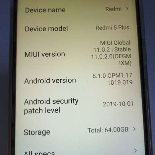 Xiaomi 红米 Redmi Note 5 Plus
