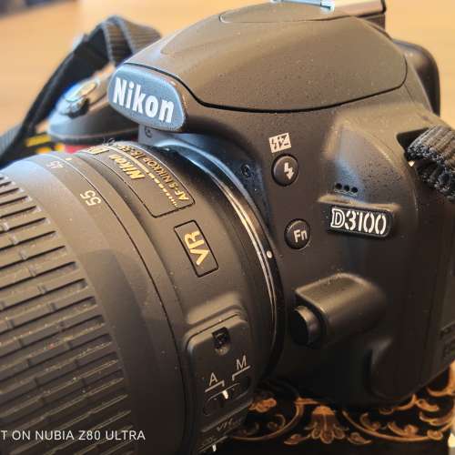 Nikon D3100 with Zoom len