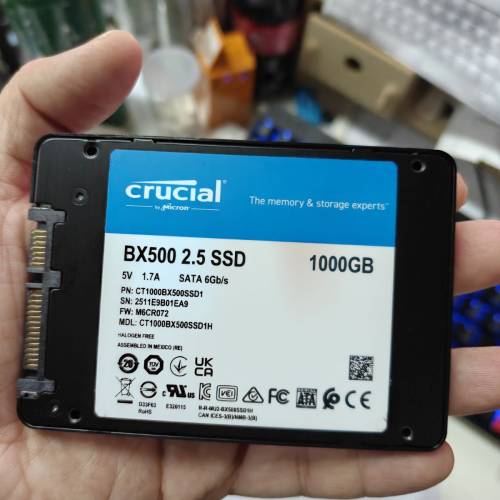CRUCIAL BX500 2.5 SSD 1000GB