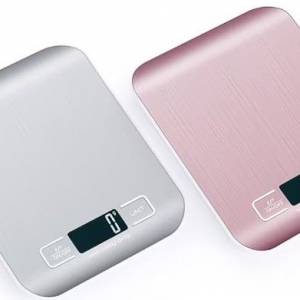 全新 玫瑰金 銀色 拉絲鋼 廚房磅 電子磅 電子秤 KITCHEN SCALE