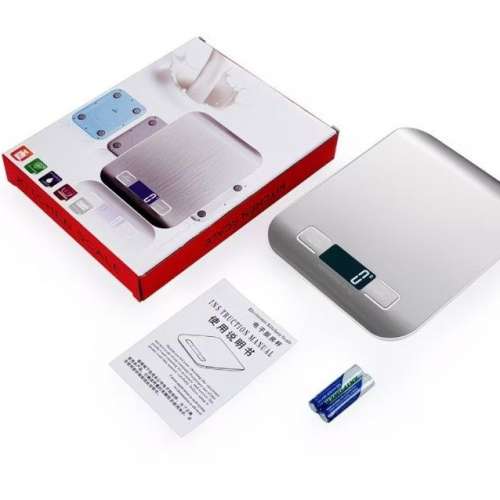 全新 玫瑰金 銀色 拉絲鋼 廚房磅 電子磅 電子秤 KITCHEN SCALE