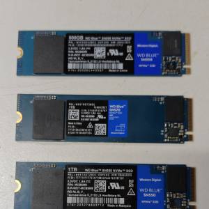 WD BLUE SN 550 / 570 (500GB - 1TB)