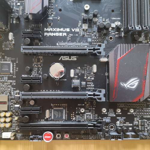 (ROG Z170) ASUS MAXIMUS VIII RANGER 主板連背板 (運作正常 Bios 已更新3802)