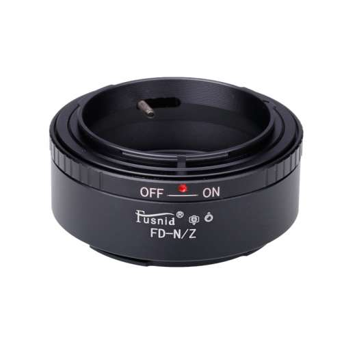 Fusnid Canon FD & FL 35mm SLR lens To Nikon Z Mount Adaptor (FD-Z，金屬接環)
