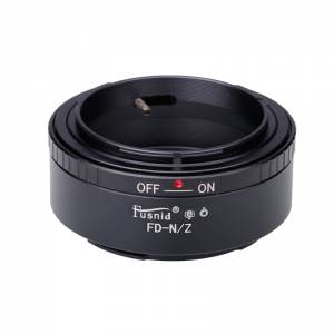 Fusnid Canon FD & FL 35mm SLR lens To Nikon Z Mount Adaptor (FD-Z，金屬接環)