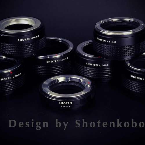 SHOTEN Nikon Nikkor F Mount D / SLR Lens To NIKON Z Mount Adaptor (金屬接環)