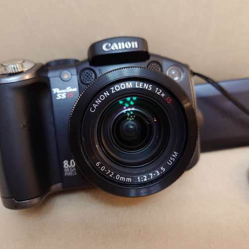 Canon PowerShot S5 IS 新淨實用品 CCD相機 數碼相機 12倍防震長鏡 有擰MON 旅行相...