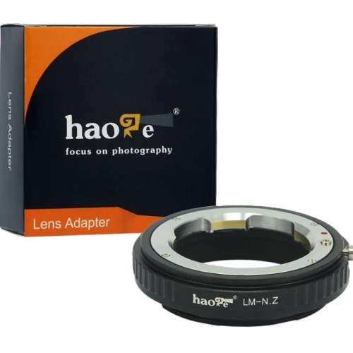 Haoge Leica M Rangefinder Lens To Nikon Z-Mount Mirrorless Camera 金屬接環
