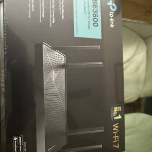 TP-Link BE3600 雙頻 Wi-Fi 7 路由器 (全新行貨)