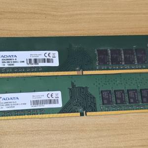 ADATA DDR4 2666 RAM 2條