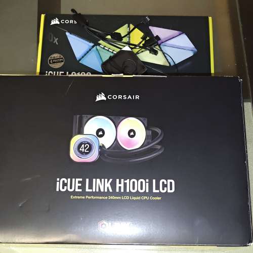 Corsair Icue Link H100i LCD AIO + LC100 RGB