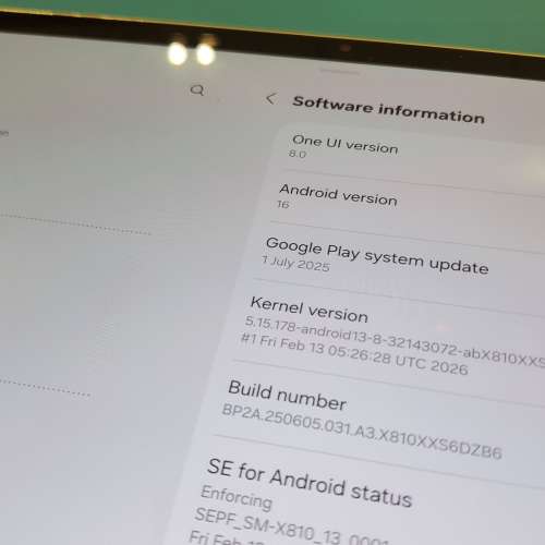 Samsung Tab S9+ X810 WiFi version 12+256GB  80% condition