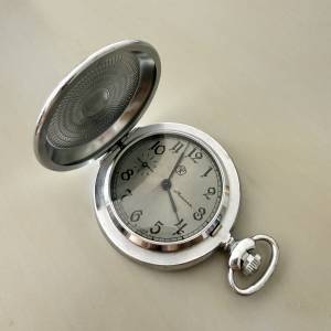 【Molnija (Молния)】Vintage Soviet CCCP Full Hunter Pocket Watch 蘇聯上...