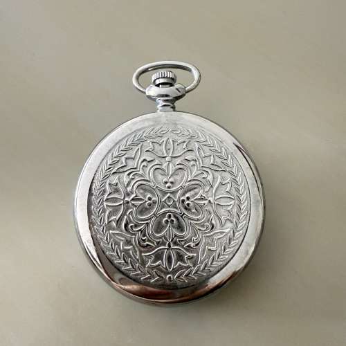 【Molnija (Молния)】Vintage Soviet CCCP Full Hunter Pocket Watch 蘇聯上...