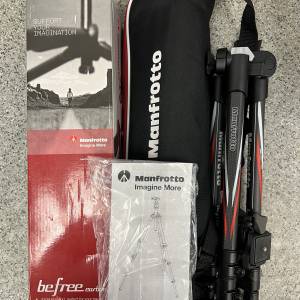 Manfrotto Befree Carbon Fibre Tripod 碳纖維三腳架連波頭｜MKBFRC4-BH｜行貨有單