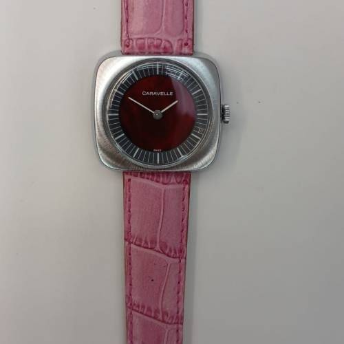 ( 今日秒閃價 ) 罕有全新Vintage Bulova Caravelle ( N4 1974年 ) 上鍊 Watch with...