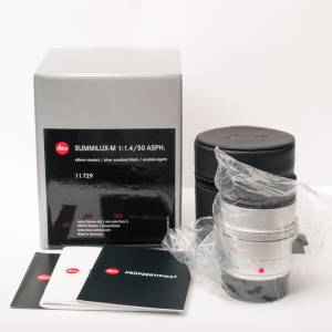 Like New - Leica Summilux-M 50mm f/1.4 ASPH. Lens Silver for Leica M Mount (2023