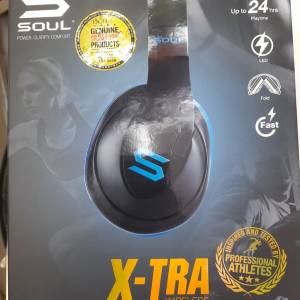 全新行貨Soul X-Tra Blue 24 Hours Bluetooth Headset for Professional Athletes