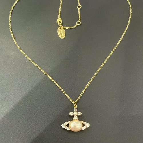 Vivienne Westwood 金珍珠艾達球形項鍊