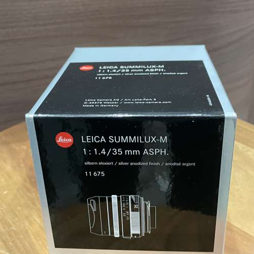 Leica 1:1.4/35 mm ASPH 11675 Empty Box