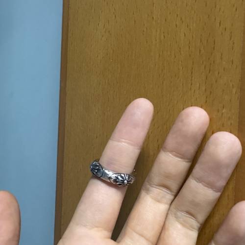 Chrome Hearts SBT十字花銀戒