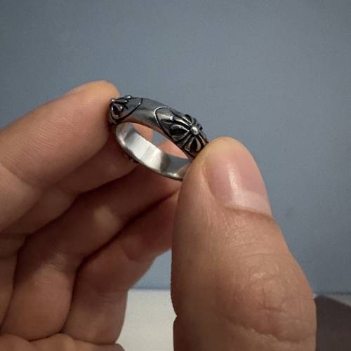 Chrome Hearts SBT十字花銀戒